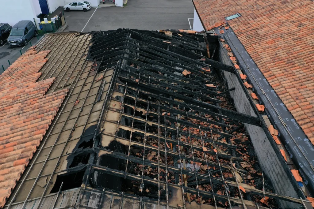Expert d'assuré indépendant Béarn 64 effondrement de toiture